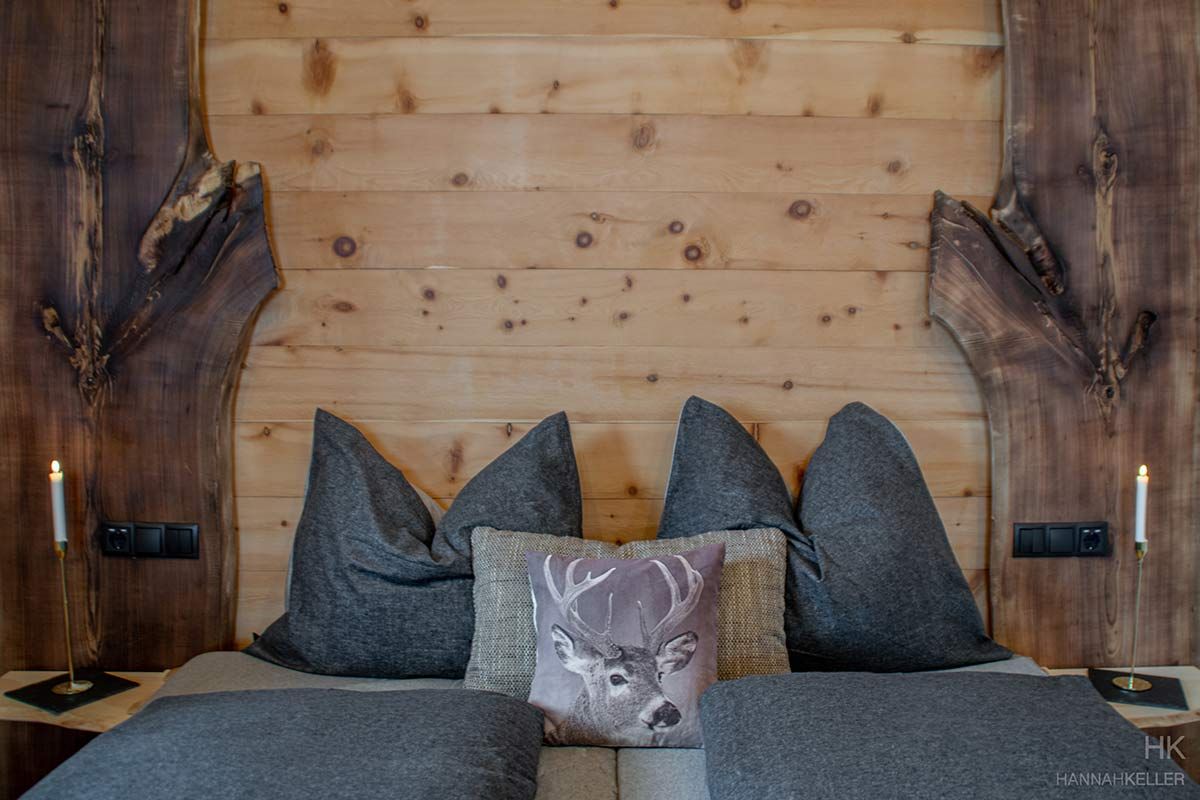 Schlafzimmer im Chalet in Maria Alm am Steinernen Meer